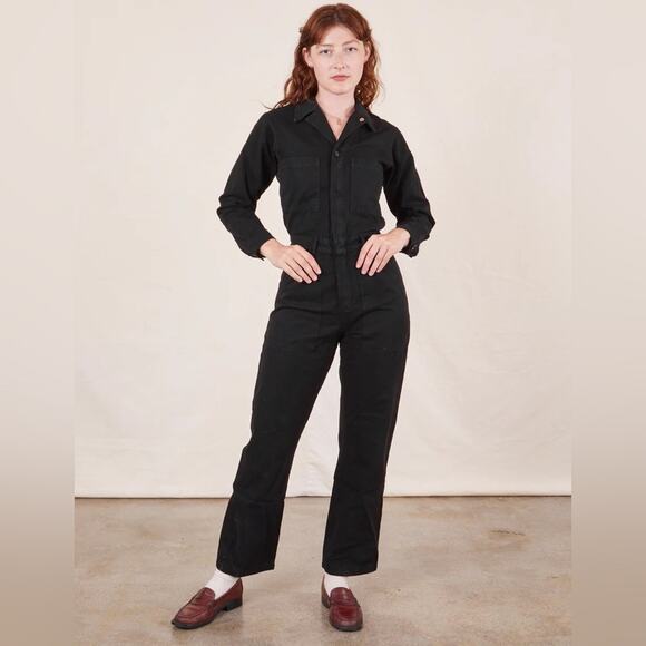 Big Bud press every day jumpsuit in basic black Size L - Picture 1 of 10
